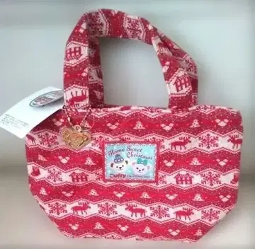 더피 셰리메이 크리스마스 토트백 미사용 택 포함