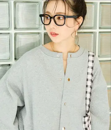 [ FREAK'S STORE ] 헤비웨이트 맨투맨 스냅 가디건