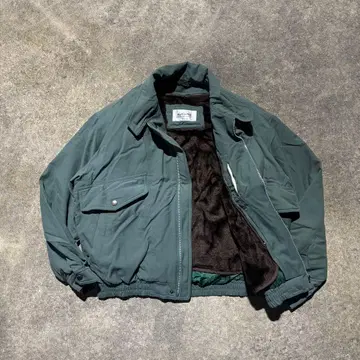 90's 빈티지 3WAY 나일론 블루종 그린 L 아메카지