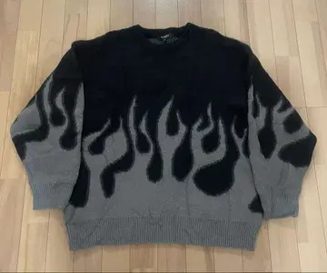 파이어 패턴 니트 M