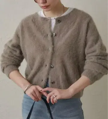 loungedress FUR 캐시미어 2WAY 니트 베이지