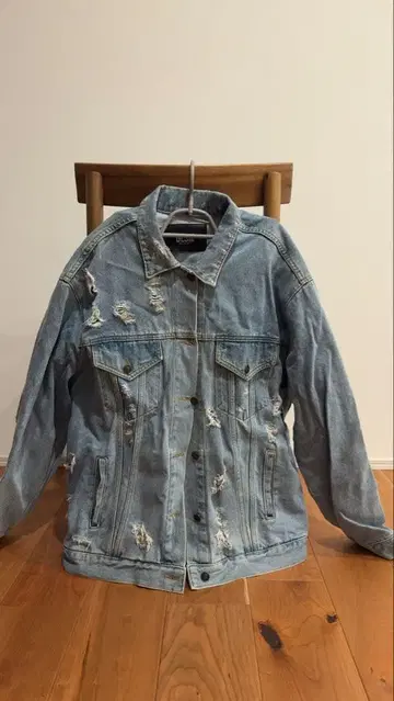 DLSM 데님 자켓 데미지