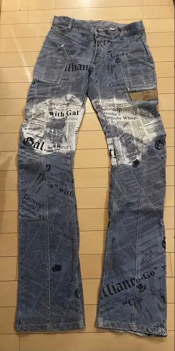 John Galliano 가제타 데님