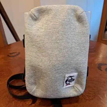 CHUMS 숄더백 컴팩트 그레이 네이비