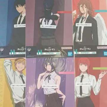 제일복권 체인소 맨 레제 편 H상 클리어 포스터 레제 천사의 악마 봄