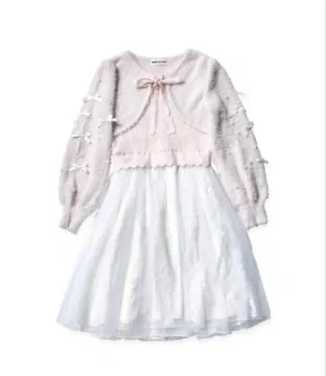 멜피 메모리 Melty fluffy knit 원피스