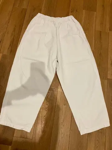 HEAVENLY 화이트 와이드 팬츠