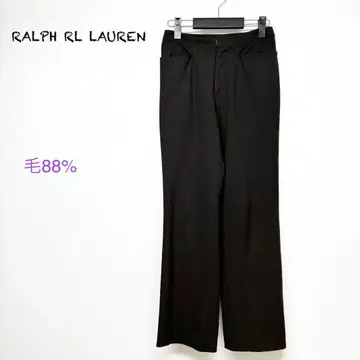 랄프 로렌 브라운 팬츠 슬랙스 바지 모직 일본제