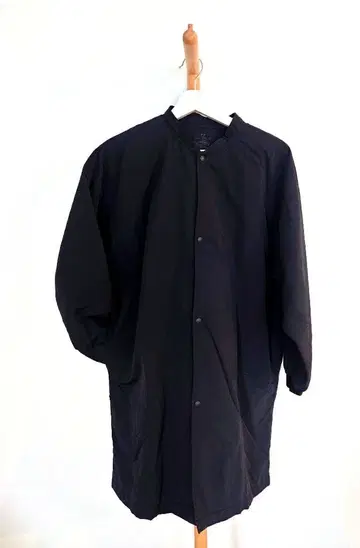 무인양품 나일론 얇은 소재 충전솜 코트