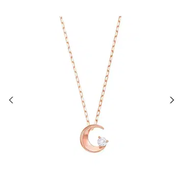 TSUTSUMI K10 핑크 골드 다이아몬드 목걸이