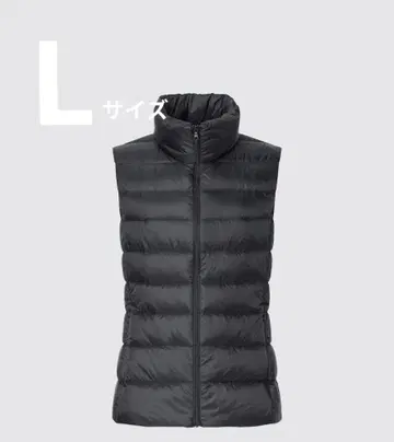 [ 미사용 ] 유니클로 울트라 라이트 다운 베스트 L 하이넥