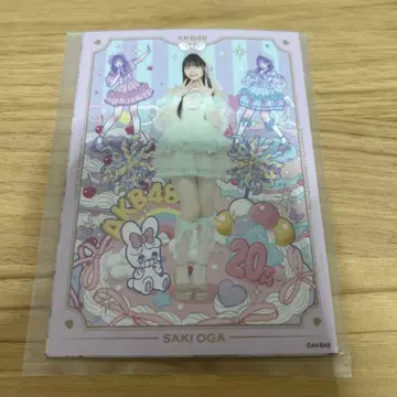 akb48 오가 사키 아티스트 콜라보 브로마이드 isayamax