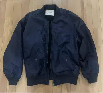 남성용 보아 안감 MA-1 네이비 LL