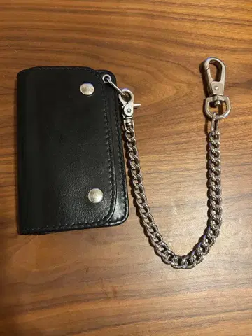 트래커 지갑 미들 새들 레더