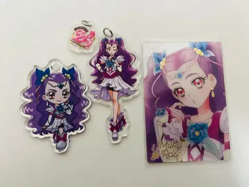 밀키 로즈 프리큐어 아크릴 키링 트레이딩 카드