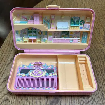 엔젤 포켓 핑크 거울과 빗 포함