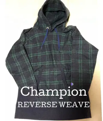 Champion REVERSE WEAVE 블랙워치 M 사이즈