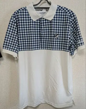 Jack Bunny! 체크 무늬 피케 셔츠 사이즈 6