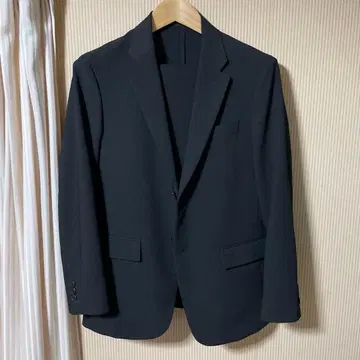 유니클로 감동 자켓 셋업 S W73 L73 블랙