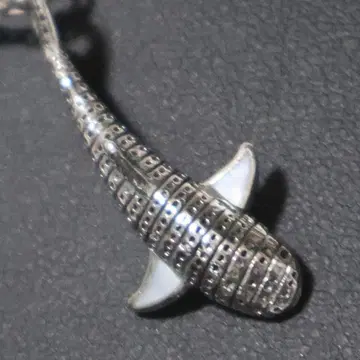 행운을 부르는 바다의 왕자 실버 925 제작 징베 상어 목걸이 펜던트