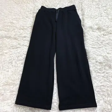 chacott 속기모 스트레이트 팬츠 입는 담요 맨투맨 와이드 팬츠