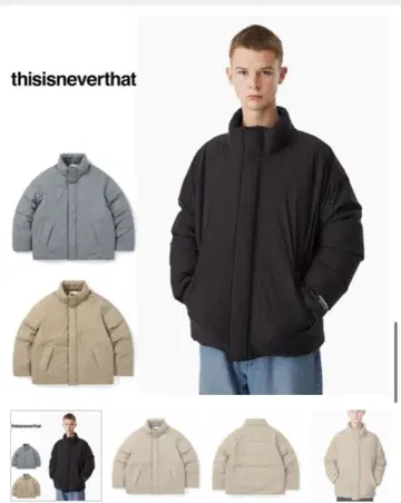 thisisneverthat 그레이 다운 자켓 L