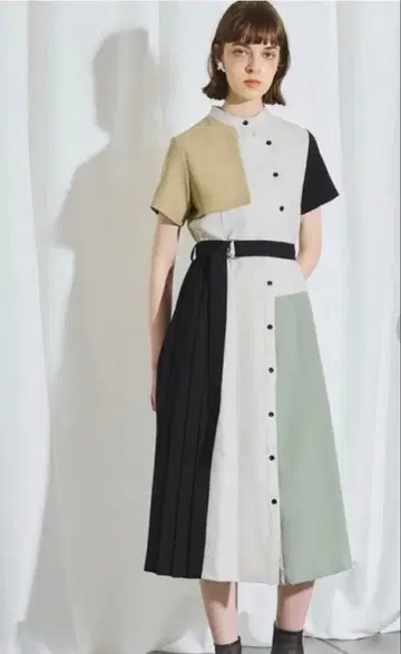 UNITED TOKYO 더블 요크 셔츠 원피스