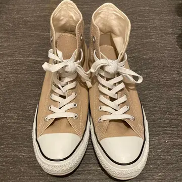 Converse All Star 베이지 하이컷 스니커즈
