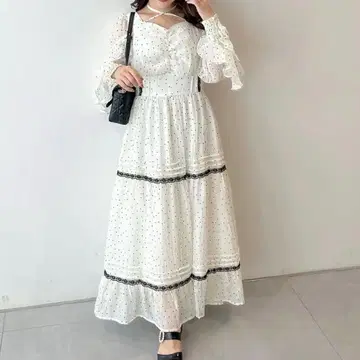 anmille 더블 턱 플레어 OP