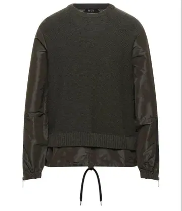 새상품 N21 누메로 벤투노 밀리터리 도킹 니트 풀오버 98000엔