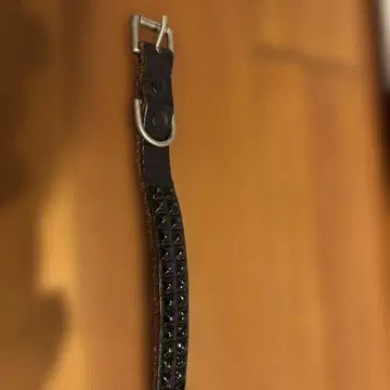 HTC 스터드 장식 블랙 가죽 벨트