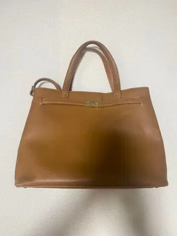 Borsa 브라운 가죽 핸드백