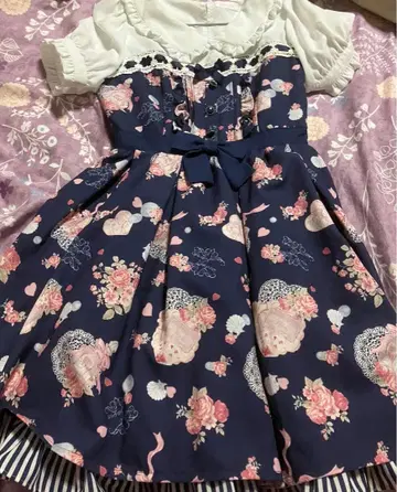 리즈리사 스위트 사봉 원피스 네이비 사이즈 2