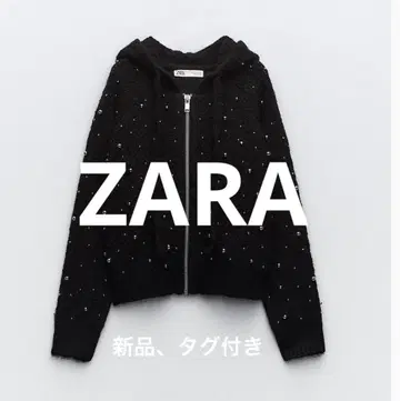 [ ZARA ] 라메 니트 가디건