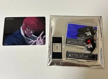 kof 2000 승리 아크릴 스탠드 야가미 이오리 특전 클리어 카드 세트
