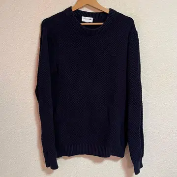 라코스테 LACOSTE 코튼 니트 와플 스웨터 4 M