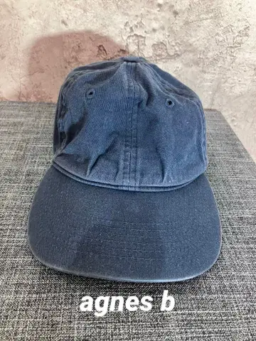 agnes b 캡 모자 골프 캡 코튼 야구 모자