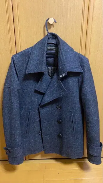 TETE Homme 다크 그레이 피 코트