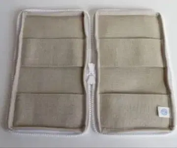 츠쿠시 펜 케이스 캔버스 베이지 화이트 지퍼 츠쿠시 문구점