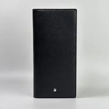 몽블랑 블랙 가죽 장지갑