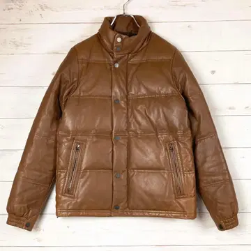 유나이티드 애로우즈 그린 라벨 릴랙싱 가죽 다운 자켓 충전솜