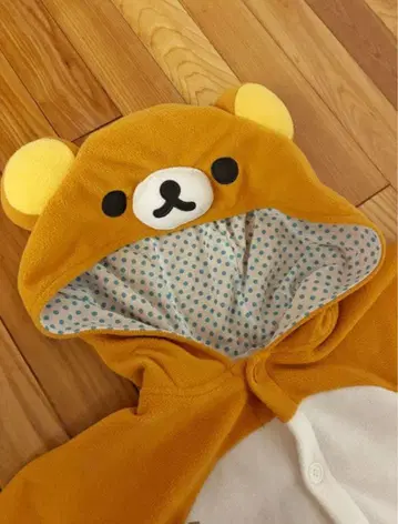 곰 디자인 플리스 룸웨어