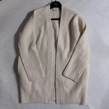 미사용에 가까운 현행 유나이티드 애로우즈 가디건 캐시미어 케이블 니트