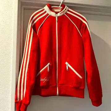 adidas 트랙 자켓 저리 빨간색 레드 S