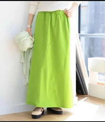 BEAMSBOY 솔리드 저지 스커트