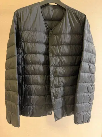 무인양품 노카라 다운 자켓 이너 다운