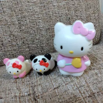 헬로키티 저금통 손가락 인형 소프트 비닐