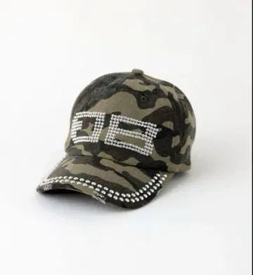 카모플라쥬 스톤 장식 캡