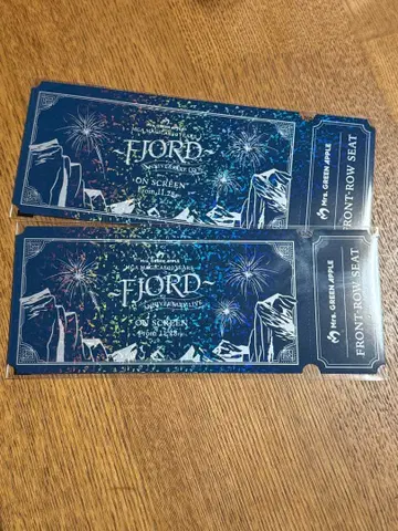 Mrs. GREEN APPLE FJORD 입장자 특전 2장 세트