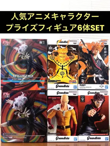 미개봉 새상품 인기 애니메이션 코믹 캐릭터 피규어 6체 세트